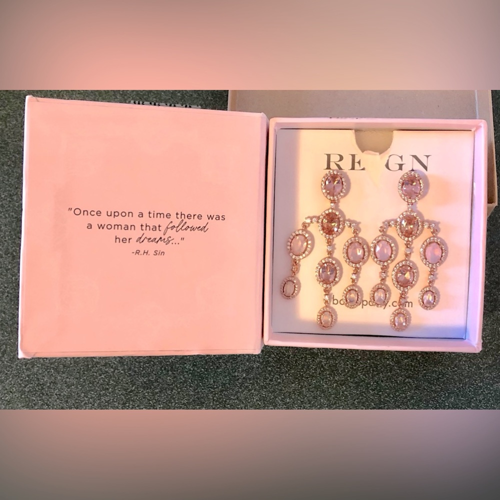 NEW IN BOX Bomb Party Reign Bella’s Luxe Earrings - Unicorn - Only 1 of 250 made